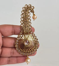 Antique Dull Gold Polki Kundan kalangi Kalgi,safa jewelry, groom turban kalgi, Dulha kalangi, Bride groom jewelry, Groom Turban Jewelry