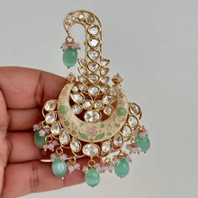 Gold Meenakari fine kundan Kundan kalangi Kalgi,safa jewelry, groom turban kalgi, Dulha kalangi, Bride groom jewelry, Groom Turban Jewelry