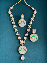 Green Kundan Antique Gold plated Victorian necklace, Indian Pakistani wedding jewelry, bridal jewelry, Kundan necklace, Designer necklace