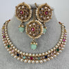 Multi Antique Polki Kundan necklace/Statement necklace/Indian Jewelry/Pakistani Jewelry/Weddings necklace/Bridal necklace/Indian necklace