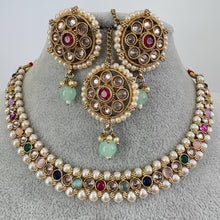 Multi Antique Polki Kundan necklace/Statement necklace/Indian Jewelry/Pakistani Jewelry/Weddings necklace/Bridal necklace/Indian necklace