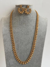 Long gold plated mala Necklace/Indian Long Necklace/Pakistani Jewelry/Haram Necklace/Indian/Punjabi Jewelry/Indian Wedding/Rani Haar