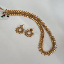 Long gold plated mala Necklace/Indian Long Necklace/Pakistani Jewelry/Haram Necklace/Indian/Punjabi Jewelry/Indian Wedding/Rani Haar
