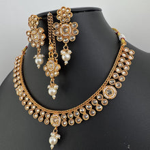 Gold Polki Kundan necklace South Indian Jewelry Temple Jewelry Guttapusalu Necklace Wedding necklace Bridal necklace Indian necklace
