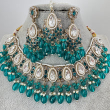 Ramagreen Kundan Necklace/ Kundan Choker/ Bollywood Jewelry/ Indian jewelry/ Pakistani necklace/ punjabi /bridal necklace/indian wedding