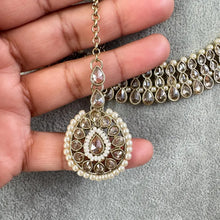 Multi Antique Polki Kundan necklace set/Reverse Ad Necklace/Statement necklace/Indian/Punjabi Necklace/Pakistani Jewelry/Bridal necklace/