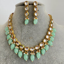 Pearl Kundan Necklace Set/Bollywood Jewelry/Indian wedding set/Bridal necklace set/Pakistani jewelry/wedding kundan set /punjabi Jewelry