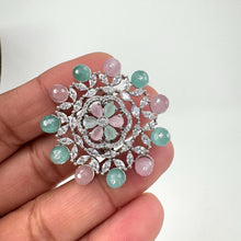 Large American Diamond Ring/Statement Ring/Adjustable Ring/Indian Ring/Pakistani Jewelry/Indian/Bollywood Jewelry/Indian Wedding jewelry
