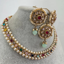 Multi Antique Polki Kundan necklace/Statement necklace/Indian Jewelry/Pakistani Jewelry/Weddings necklace/Bridal necklace/Indian necklace