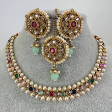 Multi Antique Polki Kundan necklace/Statement necklace/Indian Jewelry/Pakistani Jewelry/Weddings necklace/Bridal necklace/Indian necklace