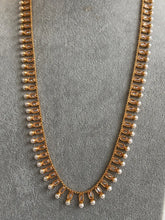 Long gold plated Polki Pearl mala Necklace/Indian Long Necklace/Pakistani Jewelry/Haram Necklace/Indian/Punjabi /Indian Wedding/Rani Haar