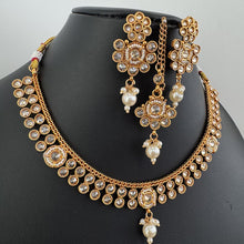 Gold Polki Kundan necklace South Indian Jewelry Temple Jewelry Guttapusalu Necklace Wedding necklace Bridal necklace Indian necklace