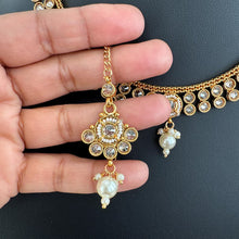 Gold Polki Kundan necklace South Indian Jewelry Temple Jewelry Guttapusalu Necklace Wedding necklace Bridal necklace Indian necklace