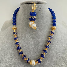 Antique Mala Necklace With Gold Plating, Antique necklace, Indian Jewelry, Pakistani Jewelry, Pearl Beads Mala Necklace, Gift for her