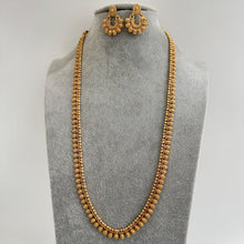 Long gold plated mala Necklace/Indian Long Necklace/Pakistani Jewelry/Haram Necklace/Indian/Punjabi Jewelry/Indian Wedding/Rani Haar