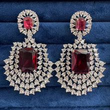 Diamond Earrings/Indian Earrings/Indian Jewelry/Pakistani Jewelry/Bollywood Jewelry/CZ Earrings/AD earrings/Statement earrings/Gift for her