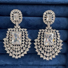 Diamond Earrings/Indian Earrings/Indian Jewelry/Pakistani Jewelry/Bollywood Jewelry/CZ Earrings/AD earrings/Statement earrings/Gift for her