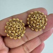 Small gold plated Stud Earrings/Antique tops/Indian Studs/Indian Earrings/Temple Jewelry/South indian earrings/Bridal Jewelry/Indian wedding