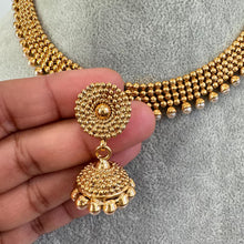 Antique Gold Necklace/South Indian Jewelry/Temple Jewelry/Guttapusalu Necklace/Wedding necklace/Bridal necklace/Indian necklace