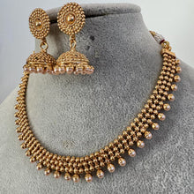 Antique Gold Necklace/South Indian Jewelry/Temple Jewelry/Guttapusalu Necklace/Wedding necklace/Bridal necklace/Indian necklace