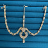 Gold Polki Kundan Head Band/Sheesh Phool tikka/Gold Polki Indian Bridal Matha Patti/Sheesh patti/Gold Damini/Indian Jewelry/Indian Bridal