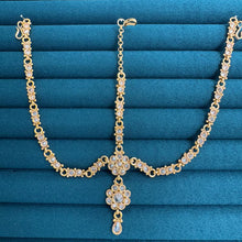 Gold Polki Kundan Head Band/Sheesh Phool tikka/Gold Polki Indian Bridal Matha Patti/Sheesh patti/Gold Damini/Indian Jewelry/Indian Bridal