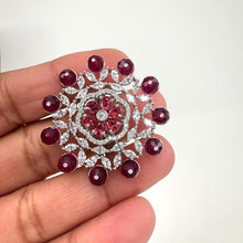 Large American Diamond Ring/Statement Ring/Adjustable Ring/Indian Ring/Pakistani Jewelry/Indian/Bollywood Jewelry/Indian Wedding jewelry
