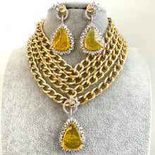 Victorian Yellow Doublet Statement Choker Necklace, Sabyasachi Inspired Choker, Designer necklace, Indian Pakistani Jewelry for Wedding