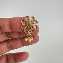 Gold Polki Nose Ring/Nath/Nathani/Boho Jewelry/Nose Clip/Ear Cuff/NON piercing Nose Ring/Bollywood Jewelry/Wedding Jewelry/Indian Bridal
