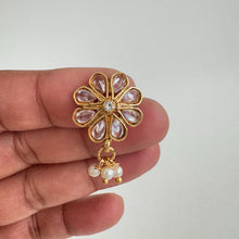 Gold Polki Nose Ring/Nath/Nathani/Boho Jewelry/Nose Clip/Ear Cuff/NON piercing Nose Ring/Bollywood Jewelry/Wedding Jewelry/Indian Bridal