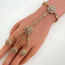 Bridal Gold Polki Single Hathphool, Handcrafted Handflower, Luxurious Indian Wedding Jewelry, Unique Bridesmaid Gift, Polki Single Hath Paan