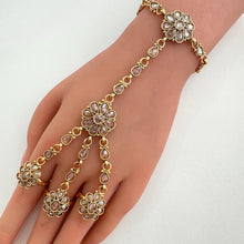 Bridal Gold Polki Single Hathphool, Handcrafted Handflower, Luxurious Indian Wedding Jewelry, Unique Bridesmaid Gift, Polki Single Hath Paan