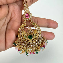 Large Gold Polki Maang tikka/ Indian Jewelry/ Indian Wedding Jewelry/ Pakistani Jewelry/ Jhoomer/ Matha patti/ Indian forehead jewelry