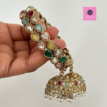 Restocked Bollywood Style Polki Kundan antique finish Jhumka Bangles Set Punjabi Pearl bangles Set/Bridal bangles/ wedding jewelry/pakistani