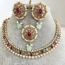 Multi Antique Polki Kundan necklace/Statement necklace/Indian Jewelry/Pakistani Jewelry/Weddings necklace/Bridal necklace/Indian necklace