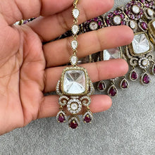 Ruby Bridal Moissanite Polki Kundan Victorian Sabyasachi Necklace/Traditional/Ethnic/Kundan Jewelry/Indian Pakistani Bridal jewelry