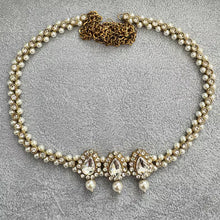 Antique Stone Pearl Belly Chain/Kundan Belly chain/Polki Belt/Indian waist belt/Kamarpatta/waist chain/jewelry belt/Kamarbandh/Kundan Belt