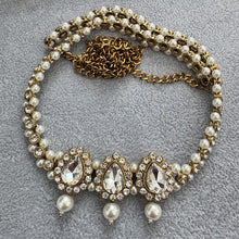 Antique Stone Pearl Belly Chain/Kundan Belly chain/Polki Belt/Indian waist belt/Kamarpatta/waist chain/jewelry belt/Kamarbandh/Kundan Belt