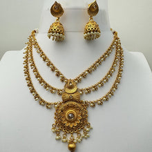 Gold Polki Kundan Necklace set/Statement Necklace Set/Indian Jewelry/Pakistani Jewelry set/Weddings necklace/Bridal necklace/Indian necklace