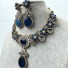 Blue Kundan Necklace, Bollywood Sabyasachi Necklace, Designer Necklace, Indian Pakistani, Kundan necklace, Indian Pakistani Jewelry