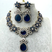 Blue Kundan Necklace, Bollywood Sabyasachi Necklace, Designer Necklace, Indian Pakistani, Kundan necklace, Indian Pakistani Jewelry