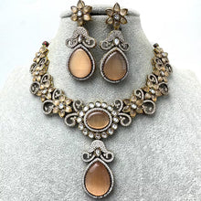 Peach Kundan Necklace, Bollywood Sabyasachi Necklace, Designer Necklace, Indian Pakistani, Kundan necklace, Indian Pakistani Jewelry