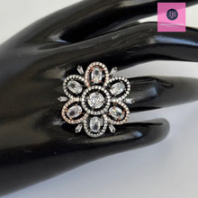 CZ Diamond Rings/Statement Rings/Adjustable Rings/Indian Rings/Pakistani Jewelry/Indian/Bollywood Jewelry/Indian Wedding/Cocktail Rings