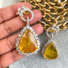Victorian Yellow Doublet Statement Choker Necklace, Sabyasachi Inspired Choker, Designer necklace, Indian Pakistani Jewelry for Wedding