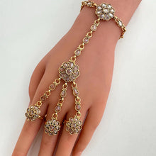 Bridal Gold Polki Single Hathphool, Handcrafted Handflower, Luxurious Indian Wedding Jewelry, Unique Bridesmaid Gift, Polki Single Hath Paan