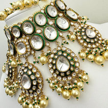 Bridal White Bikaneri Kundan Gold Plated Necklace Set/ Indian Pakistani Wedding/Gold fine kundan bridal jewelry/Indian Wedding Collection