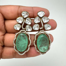 Doublet Moissanite Kundan Sabhyasachi Sattement Earrings/Indian Jewelry/Pakistani Jewelry/Bollywood Jewelry/Statement earrings/Gift for her