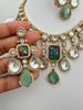 Multi Victorian Moissanite Kundan Necklace/Kundan Choker/Bollywood Jewelry/Indian wedding/Bridal jewelry/Indian Wedding/Pakistani/Punjabi