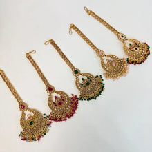 Large Gold Polki Maang tikka/ Indian Jewelry/ Indian Wedding Jewelry/ Pakistani Jewelry/ Jhoomer/ Matha patti/ Indian forehead jewelry