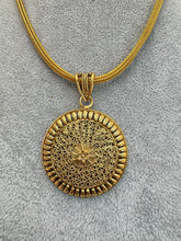 Antique Plain Gold Pendant Set/South Indian Jewelry/Temple Jewelry/Gold Necklace/Wedding necklace/Bridal necklace/Indian Necklace